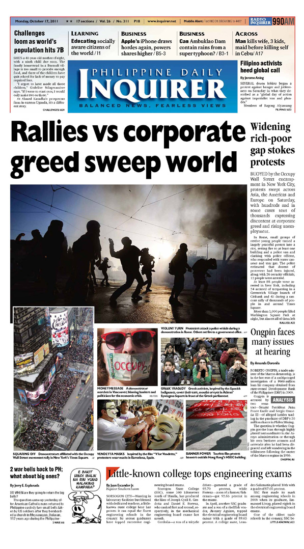 October 17, 2011 | INQUIRER.net