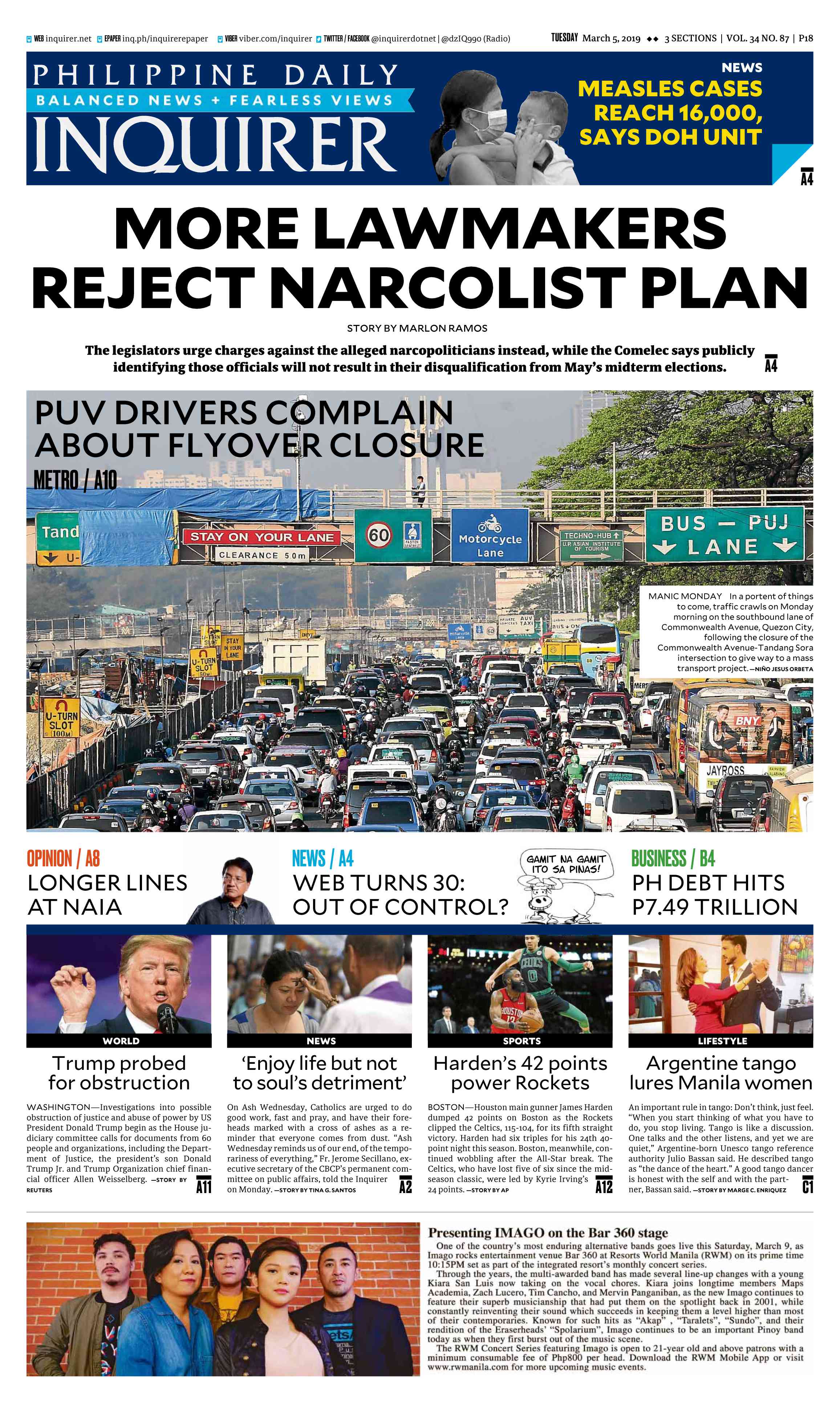 Image result for inquirer.net headlines