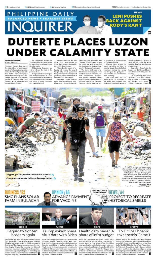 Today’s Paper: March 17, 2020 | INQUIRER.net