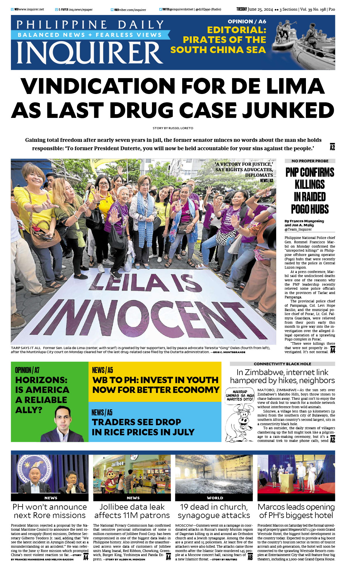 Today’s Paper: June 25, 2024