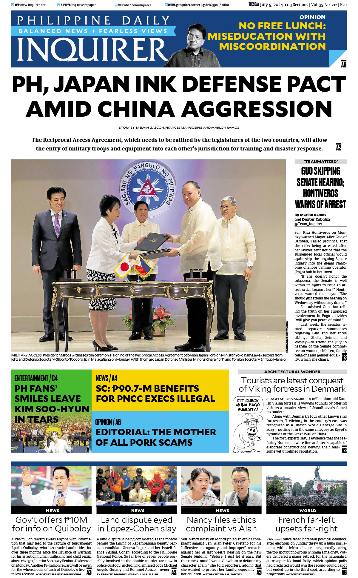 Today’s Paper: July 9, 2024