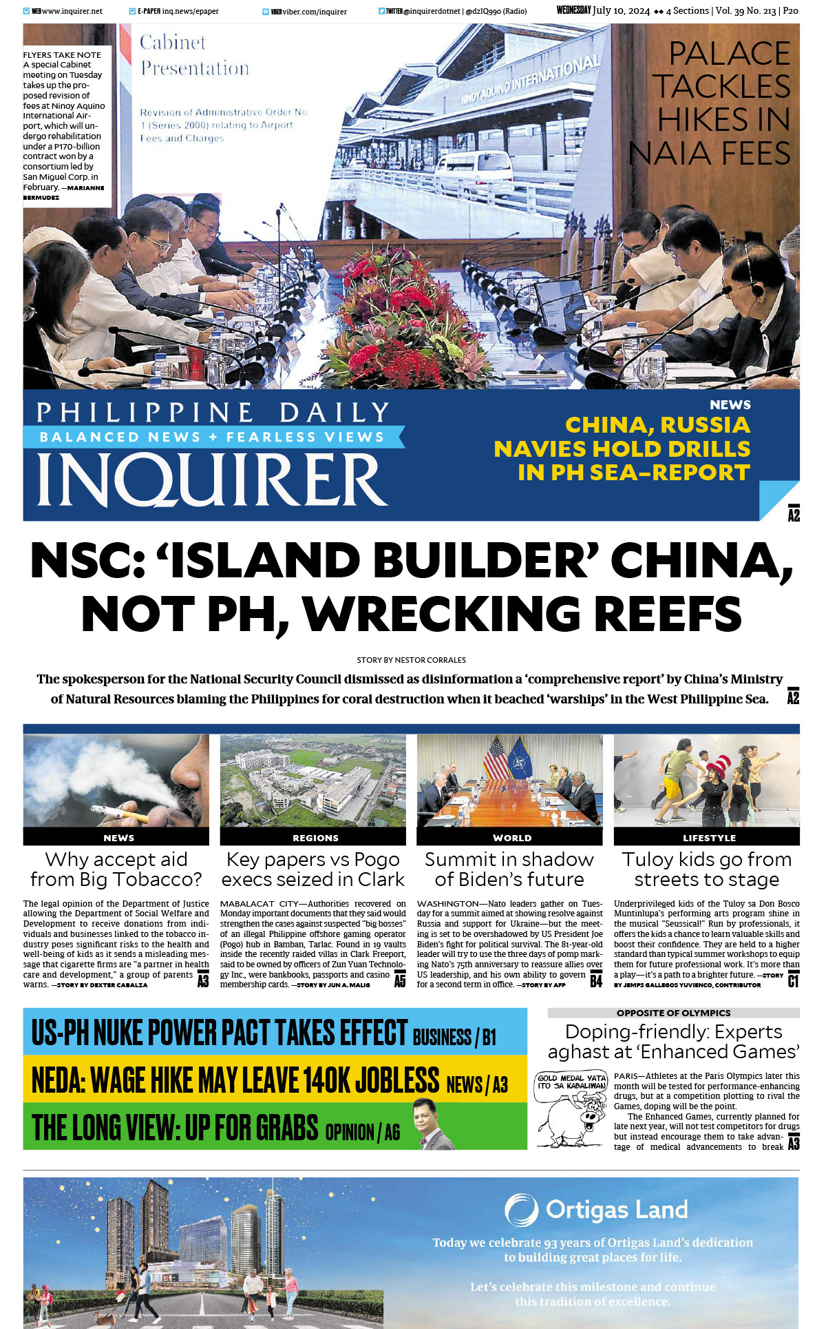 Today’s Paper: July 10, 2024