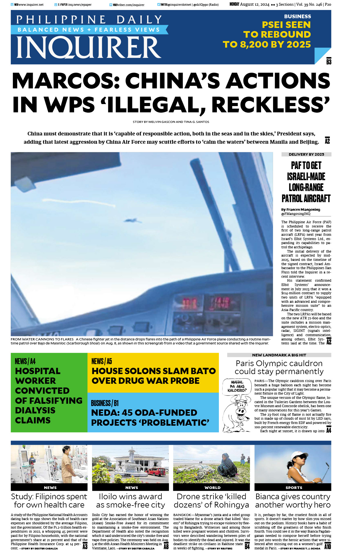 Today’s Paper: August 12, 2024