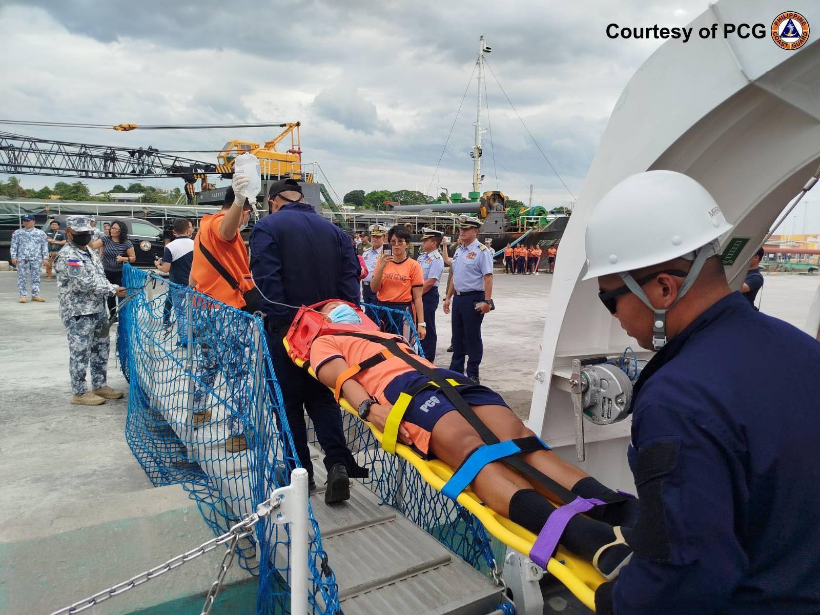 Philippine Coast Guard (PCG) vessel BRP Teresa Magbanua has arrived at port in Puerto Princesa, Palawan from Escoda (Sabina) Shoal in the West Philippine Sea on Sunday, according to the agency. 