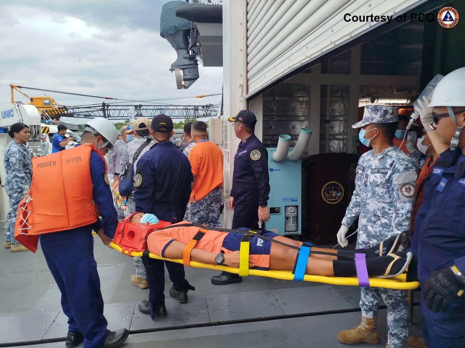 Philippine Coast Guard (PCG) vessel BRP Teresa Magbanua has arrived at port in Puerto Princesa, Palawan from Escoda (Sabina) Shoal in the West Philippine Sea on Sunday, according to the agency. 