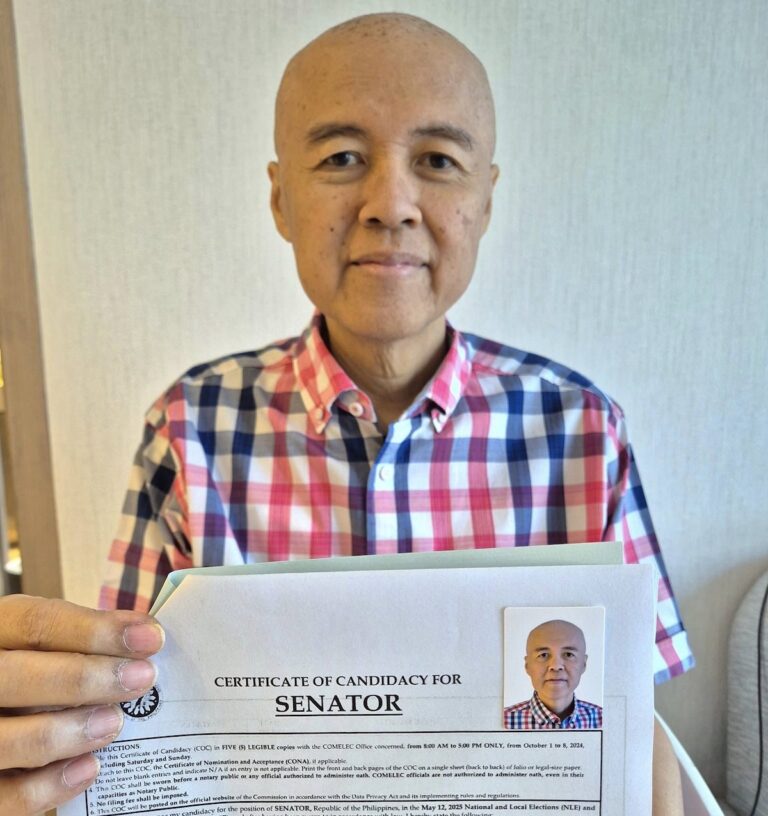 Dr. Liza Ong files Senate COC for cancer-stricken husband Willie Ong ...