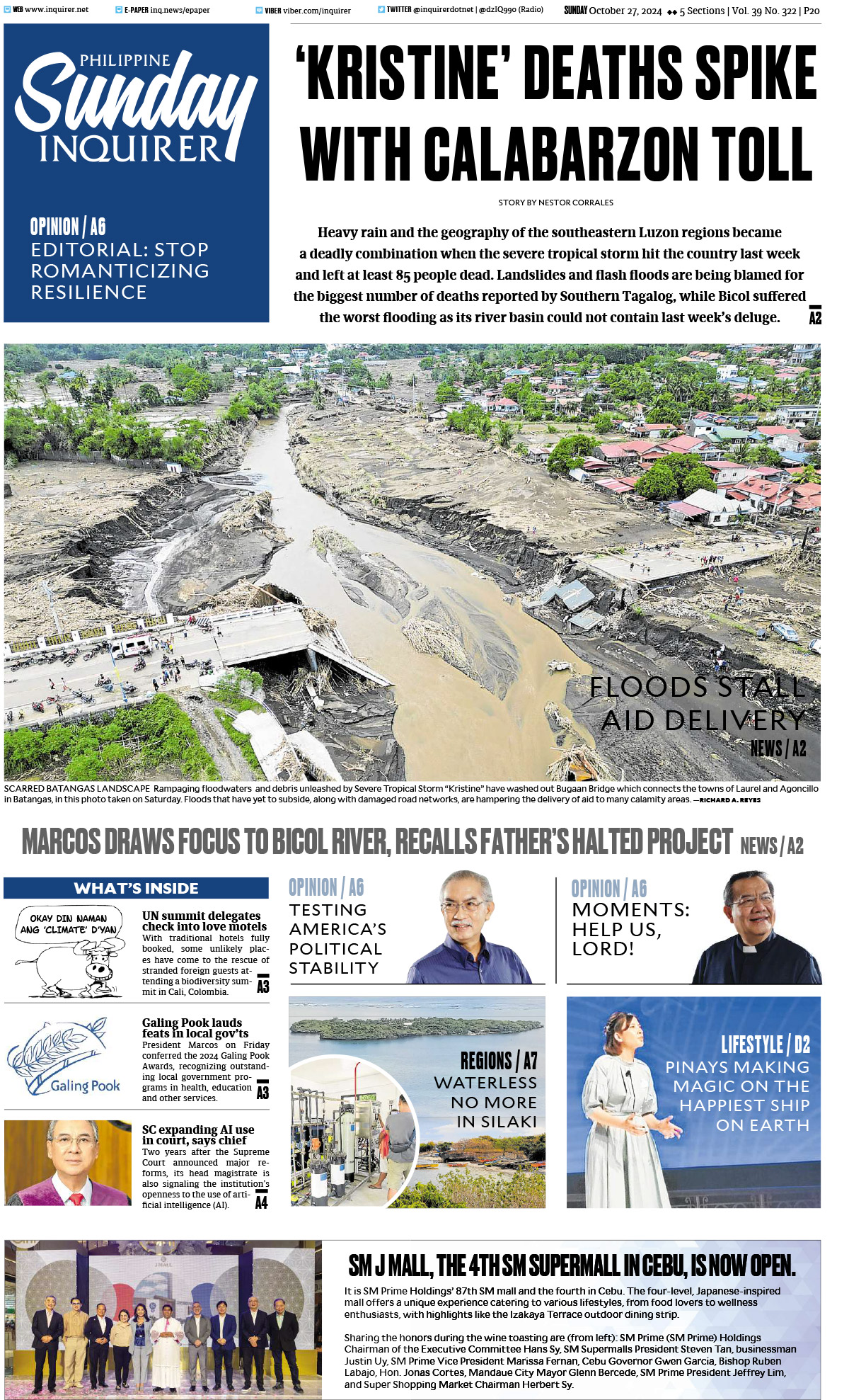 Today’s paper: October 27, 2024