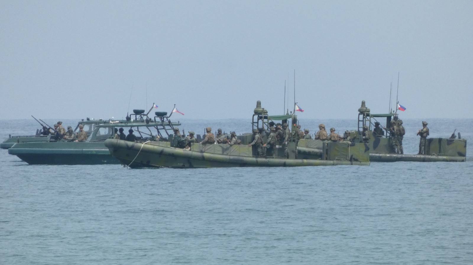 The Philippines and the United States in Aborlan, Palawan near the West Philippine Sea on Wednesday.  