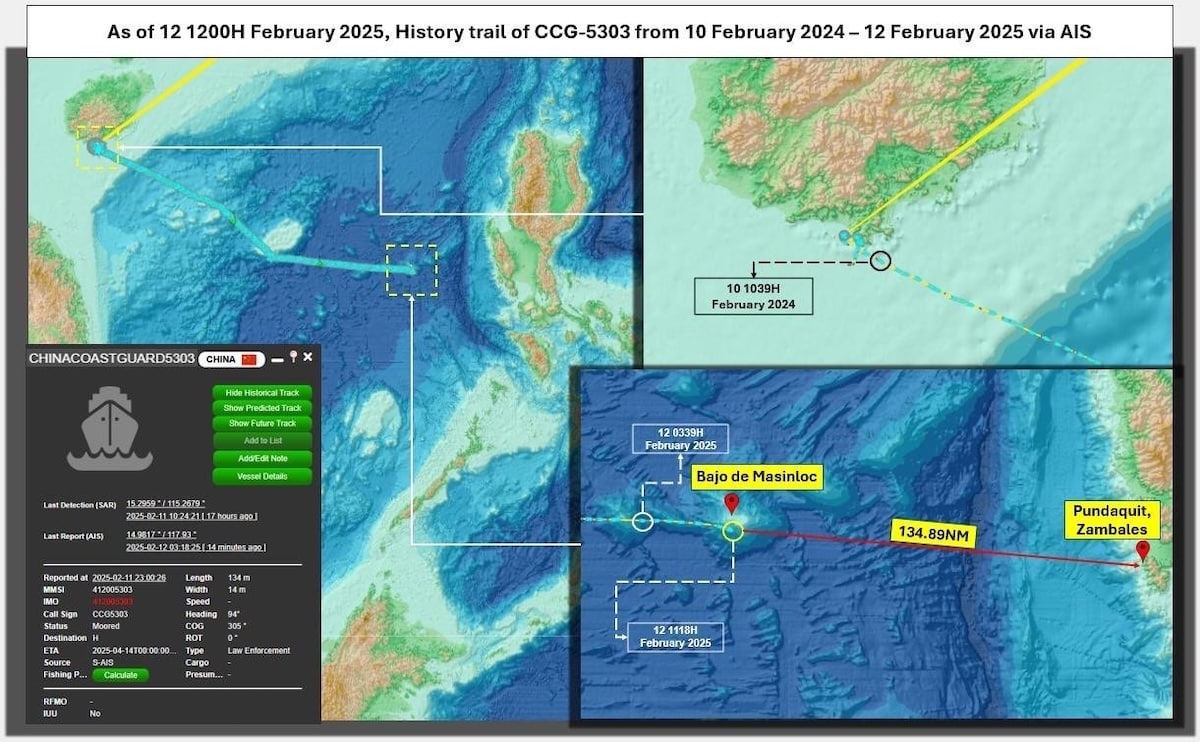 Larawan: Kasaysayan ng CCG 5303