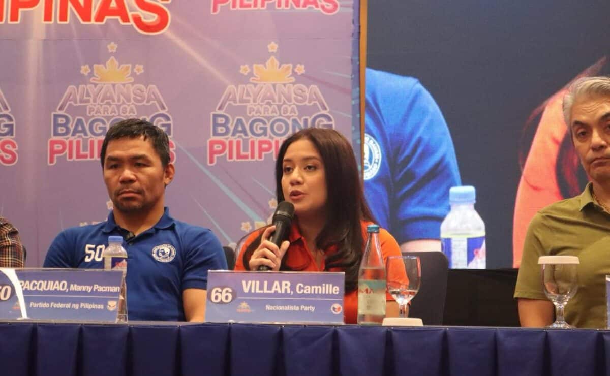 Senatorial candidate Camille Villar reaffirmed her commitment to public service and economic development as she addressed supporters during the administration’s campaign sortie in Metro Manila on Tuesday.