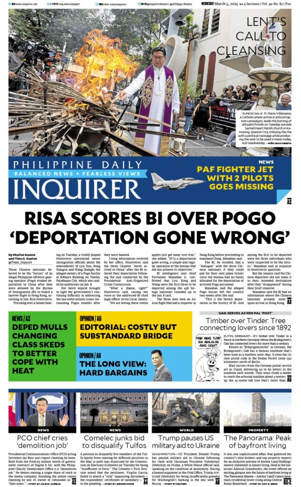 Today’s paper: March 5, 2025